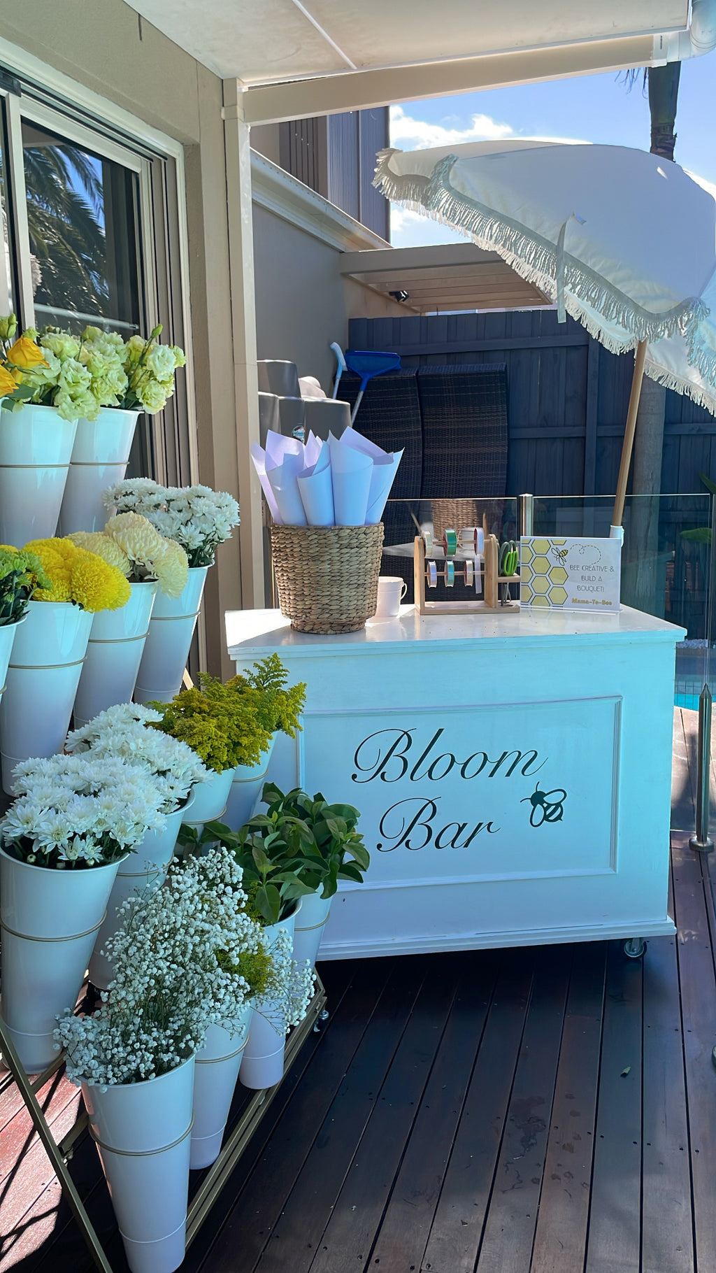Flower Bar Hire