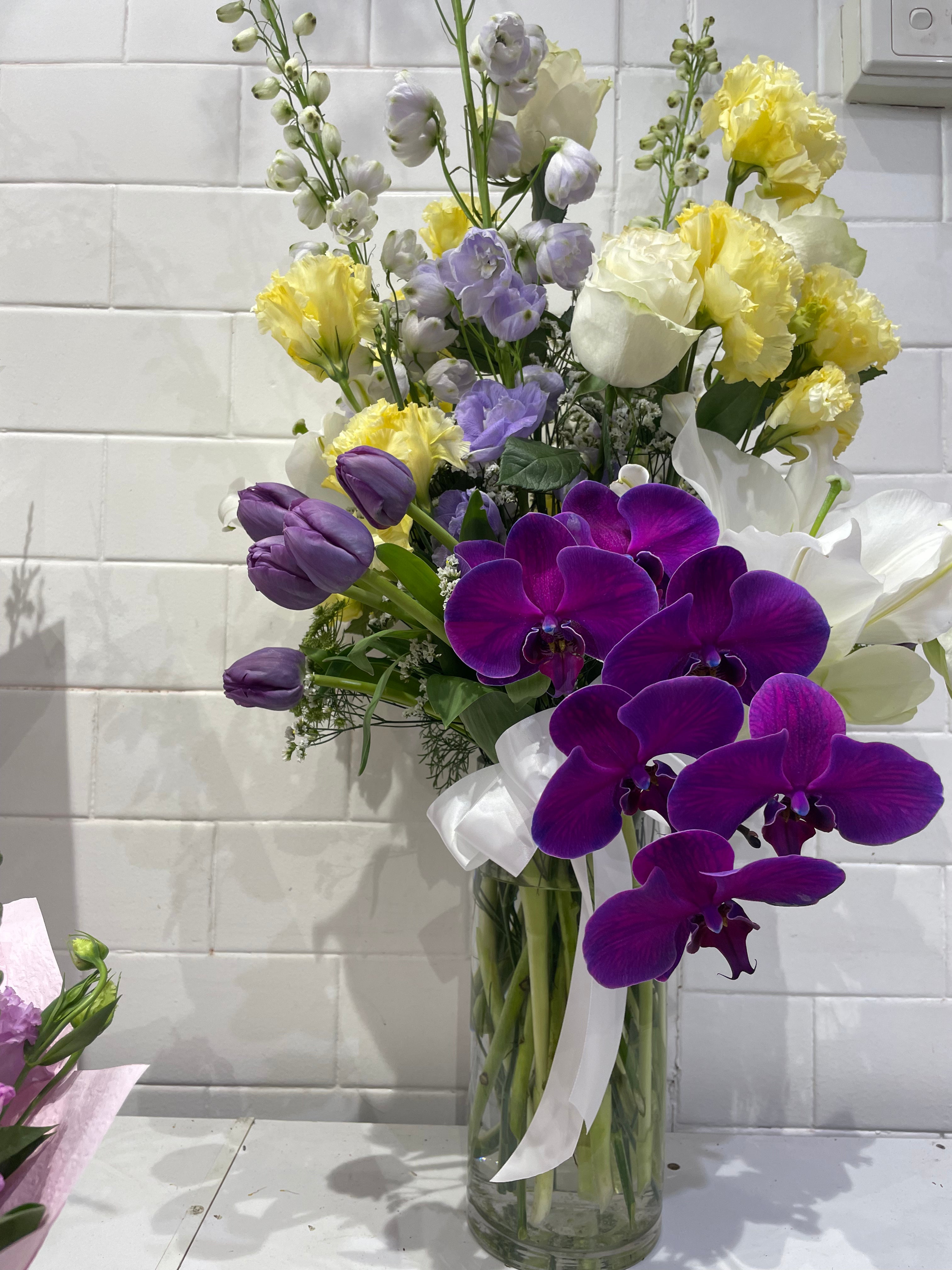 Radiant Orchid Vase